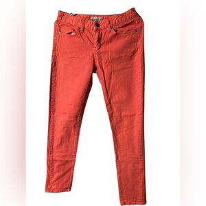 Banana Republic Red Skinny Jeans Vibrant Style